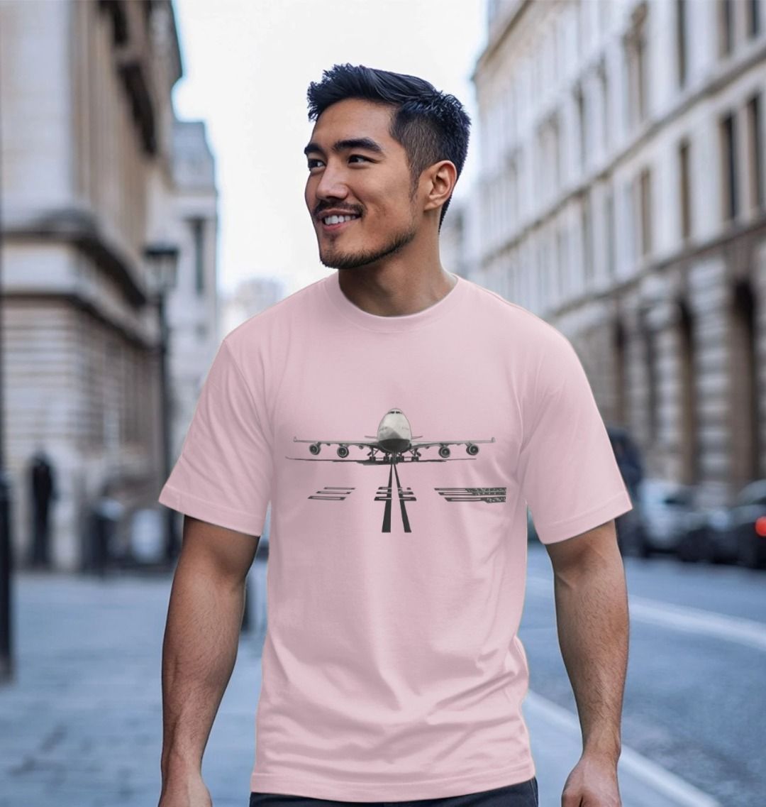 Men's Boeing 747 Aircraft Organic Tee Shirt