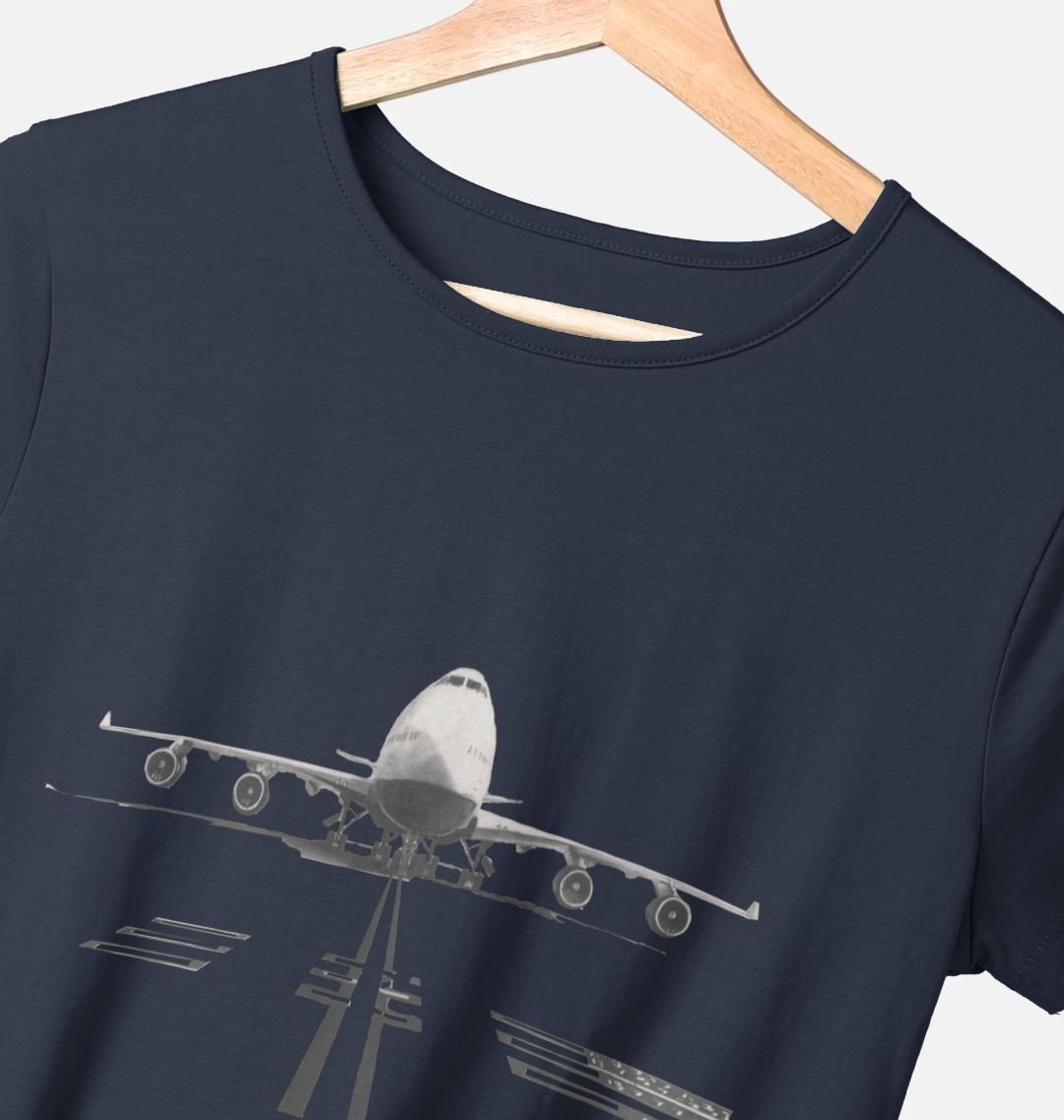 Women's Boeing 747 Organic Cotton Tee Shirt