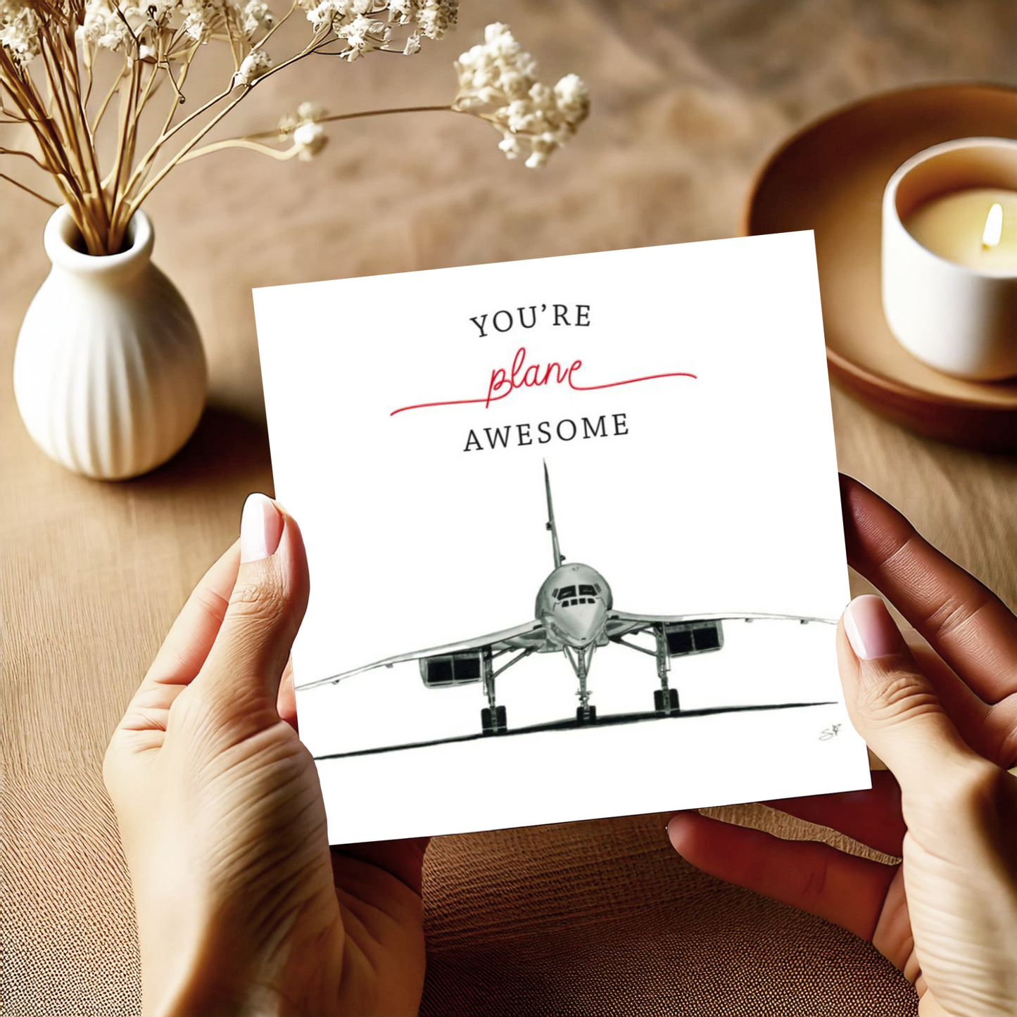 You're Plane Awesome Greeting Card