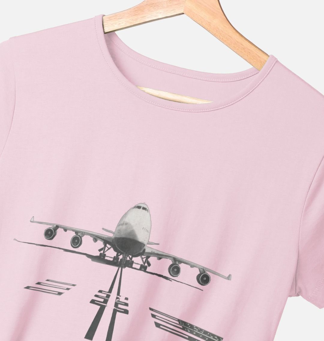 Women's Boeing 747 Organic Cotton Tee Shirt