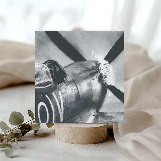 Spitfire Hot Starter Hand Drawn Greeting card