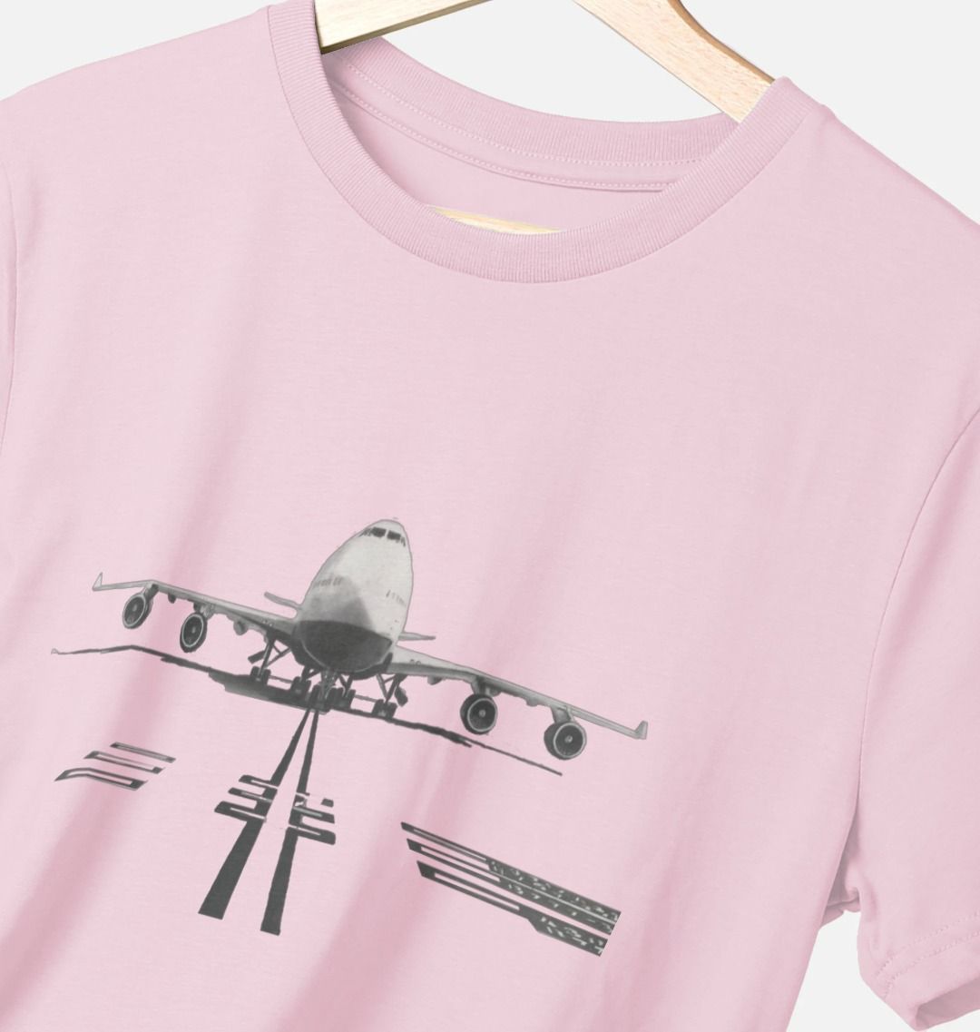 Men's Boeing 747 Aircraft Organic Tee Shirt