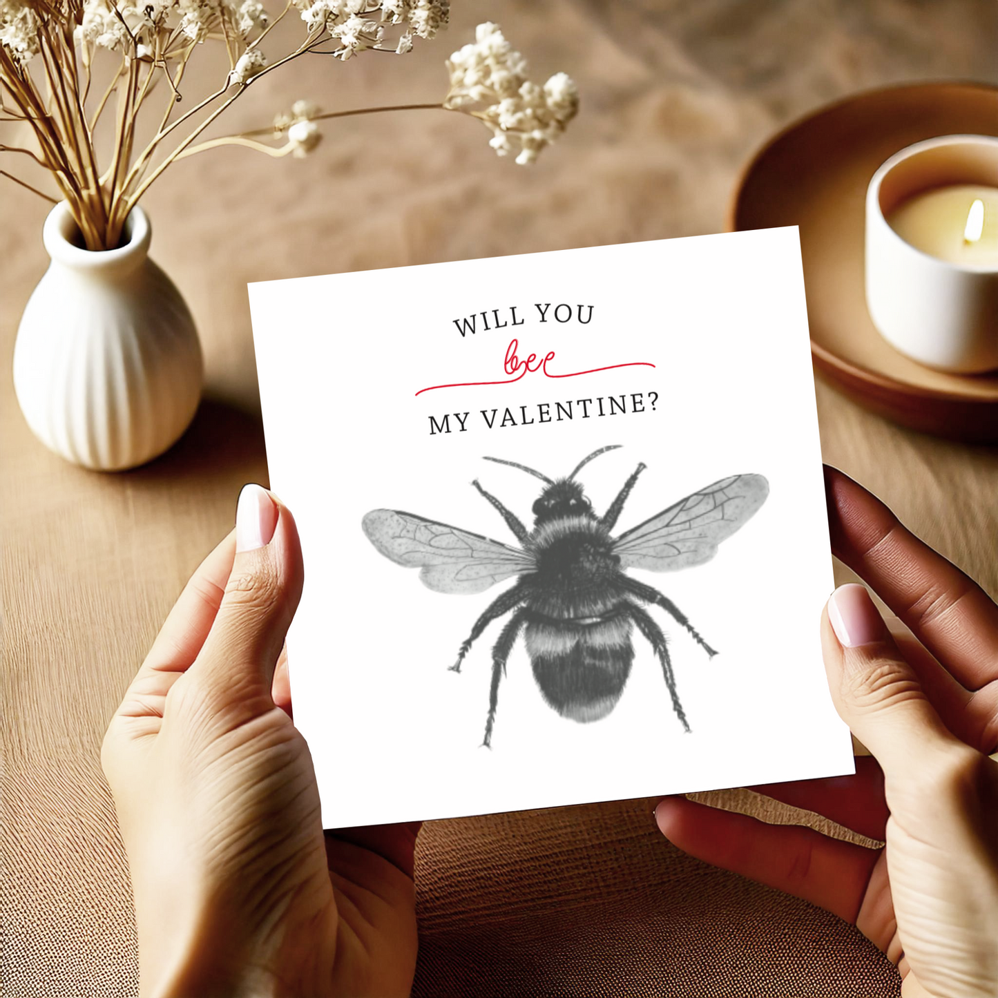 Will You Bee My Valentine Card