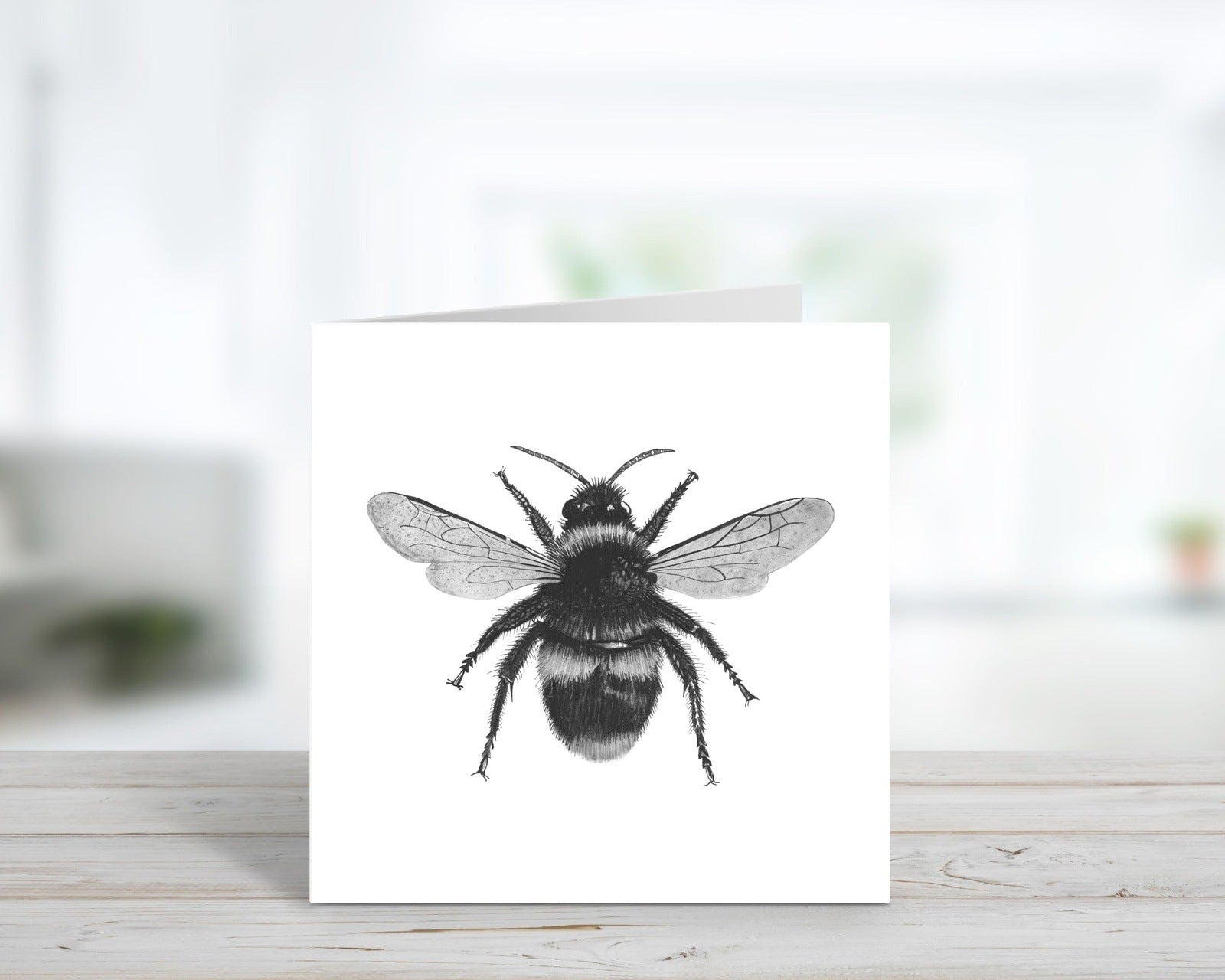 A Hand Drawn Bee Greeting Card From Libra Fine Arts