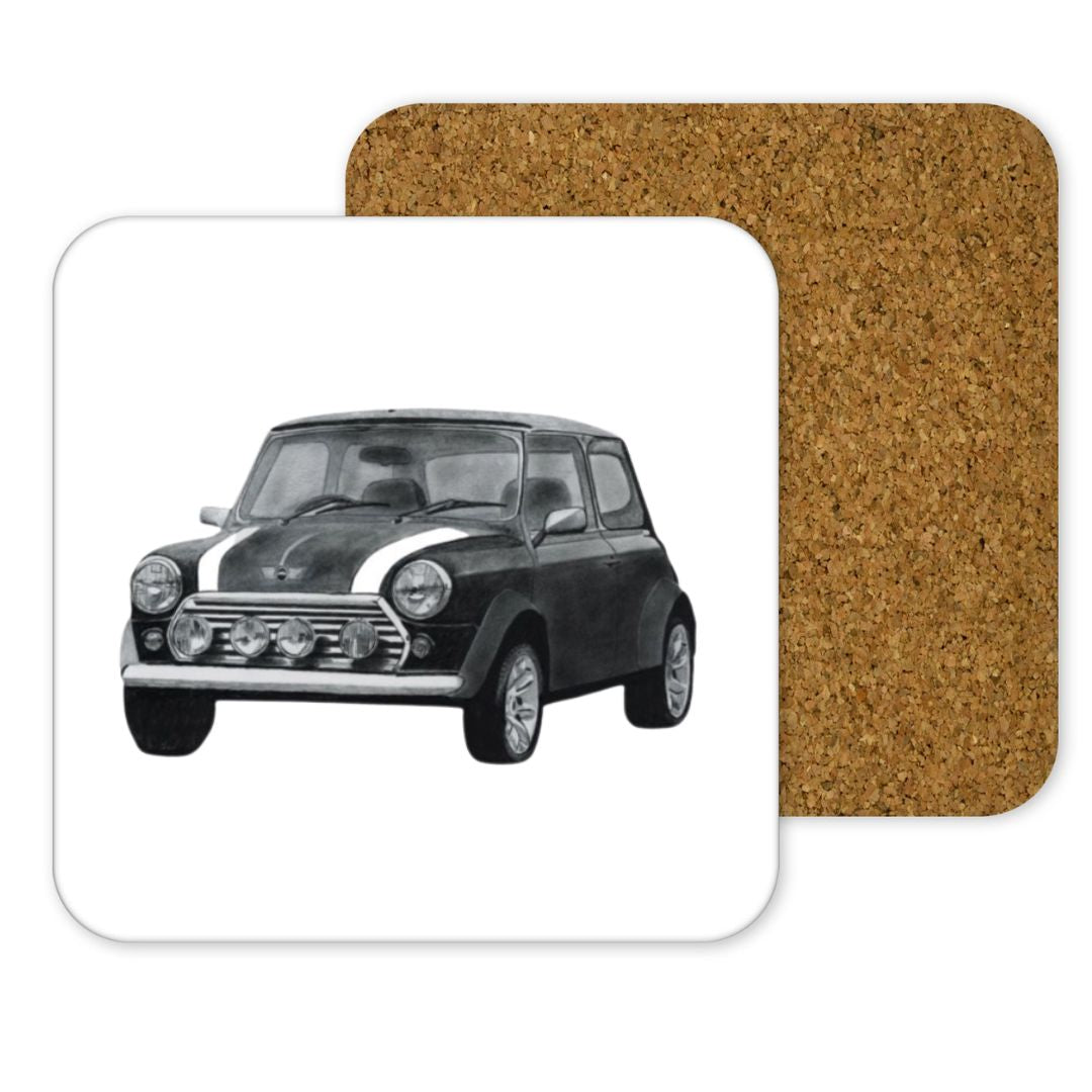 Mini Cooper Drinks Coaster From Libra Fine Arts . 