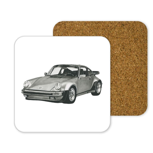 Popular Porsche 911 Sports Car Drinks Coaster From Libra Fine Arts 