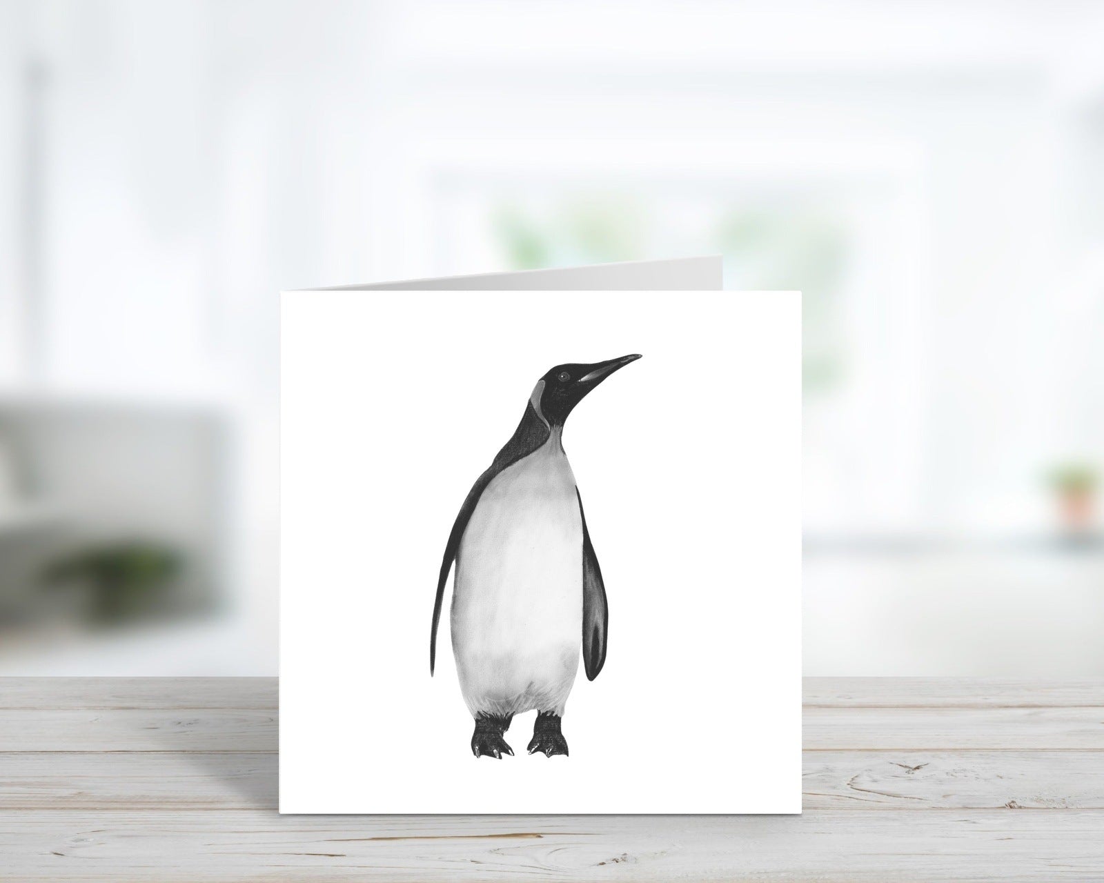 Alya the Solo Penguin Greeting Card